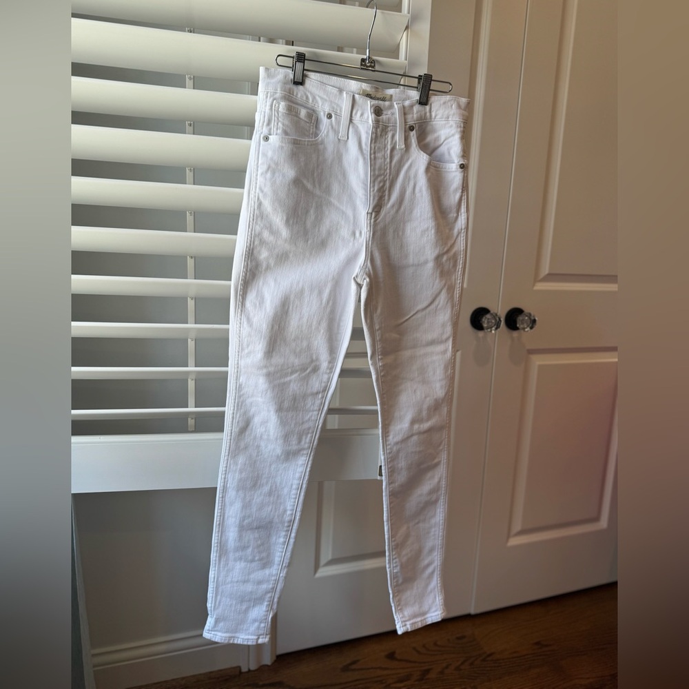 Madewell white jeans